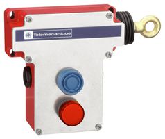 TELEMECANIQUE SENSORS XY2CE1A296H7 Grabwire Switch, 70 m, DPST-NO, DPST-NC, 240 V, 3 A, 250 V, 270 mA