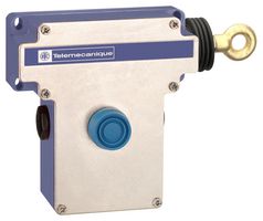TELEMECANIQUE SENSORS XY2CE1C290TK Grabwire Switch, LH Side Cable Anchor, 70 m, DPST-NO, DPST-NC, 240 V, 3 A, 250 V, 270 mA