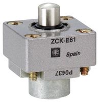 TELEMECANIQUE SENSORS ZCKE61 Switch Actuator, End Plunger Head, Spring Return, Telemecanique XCKJ Series Limit Switches
