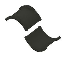 HELLERMANNTYTON 151-01533 Fastener, Soft Insert Size D for Ratchet P-Clamps, Thermoplastic Elastomer, Black, 41.8 mm, 50.8 mm