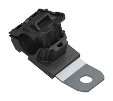 HELLERMANNTYTON 151-01648 Fastener, P-Clamp, Screw Mount Cable Clamp, 19.5 mm, Nylon 6.6 (Polyamide 6.6), Steel, Black