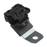 HELLERMANNTYTON 151-01649 Fastener, P-Clamp, Screw Mount Cable Clamp, 19.5 mm, Nylon 6.6 (Polyamide 6.6), Steel, Black