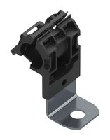HELLERMANNTYTON 151-01651 Fastener, P-Clamp, Screw Mount Cable Clamp, 19.5 mm, Nylon 6.6 (Polyamide 6.6), Steel, Black