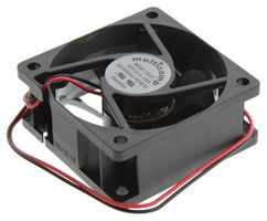 MULTICOMP MC011527 DC Axial Fan, 12 V, Square, 60 mm, 25 mm, Vapo Bearing, 27 CFM