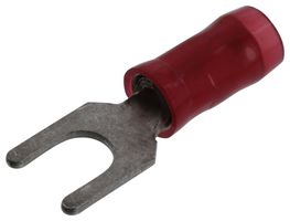 TE CONNECTIVITY - AMP 130516 Fork / Spade Tongue Terminal, PIDG Series, 22AWG to 16AWG, 1.65 mm², M4, #8, Nylon (Polyamide)