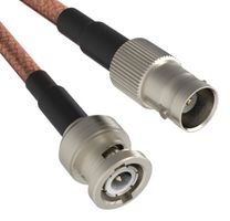 AMPHENOL RF 095-850-254-036 RF / Coaxial Cable Assembly, 36 ", 914 mm, RG142, BNC Plug, BNC Jack, 50 ohm