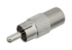 L-COM LCAD9799 75 OHM F FEMALE TO 75 OHM RCA PLUG ADAPTER