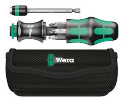 WERA 05051021001 KRAFTFORM KOMPAKT 20 WITH POUCH, 7 PIECE