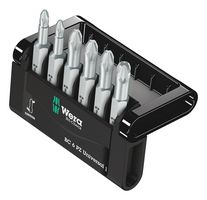 WERA 05056471001 BIT-CHECK 6 PZ UNIVERSAL 1, 6 PIECES