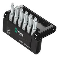 WERA 05056478001 BIT-CHECK 6 V UNIVERSAL 1, 6 PIECES