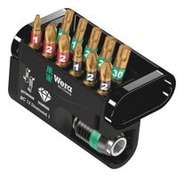 WERA 05057421001 BIT-CHECK 12 DIAMOND 1, 12 PIECES