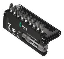 WERA 05057684001 BIT-CHECK 10 PZ IMPAKTOR 1, 10 PIECES