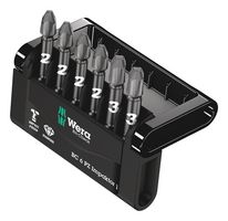 WERA 05057692001 BIT-CHECK 6 PZ IMPAKTOR 1, 6 PIECES