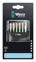 WERA 05073634001 BIT-CHECK 6 STAINLESS 1 SB, 6 PIECES