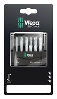 WERA 05073638001 BIT-CHECK 6 UNIVERSAL 2 SB, 6 PIECES