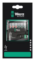 WERA 05136385001 BIT-CHECK 12 BITORSION 1 SB, 12 PIECES