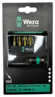 WERA 05136386001 BIT-CHECK 12 UNIVERSAL 1 SB 25MM BITS FO