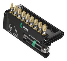WERA 05347153001 BIT-CHECK 10 PZ BITORSION 2, 10 PIECES