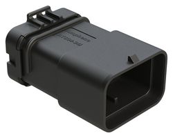 AMPHENOL SINE/TUCHEL ATS04-34PA2 Automotive Connector Housing, Black, ATS Series, Receptacle, 34 Positions