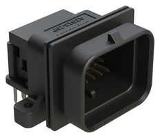 AMPHENOL SINE/TUCHEL ATS13-26PA-BM285-8 Automotive Connector, Double Latch, A Key, ATS Series, Right Angle Receptacle, 26 Contacts, PCB Pin