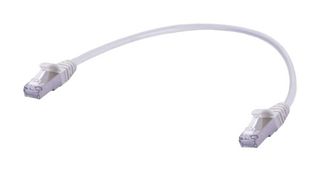 HARTING 0948E1E17A8010 Ethernet Cable, Cat6a, RJ45 Plug to RJ45 Plug, UFTP (Unshielded Foiled Twisted Pair), Gray, 1 m