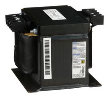SQUARE D BY SCHNEIDER ELECTRIC 9070T1000D3 Chassis Mount Transformer, Type T, Industrial Control, 208V, 120V, 1 kVA, 50Hz / 60Hz