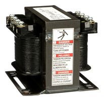 SQUARE D BY SCHNEIDER ELECTRIC 9070T150D20 Chassis Mount Transformer, Type T, Industrial Control, 208V, 230V, 460V, 115V, 150 VA, 50Hz / 60Hz