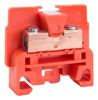 SQUARE D BY SCHNEIDER ELECTRIC 9080GKS6 DIN Rail Mount Terminal Block, Orange, 2 Positions, 22 AWG, 10 AWG, Screw, 70 A