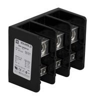 SQUARE D BY SCHNEIDER ELECTRIC 9080LBA365106 Panel Mount Barrier Terminal Block, 380 A, 600 V, 7 Pole, 1, Screw