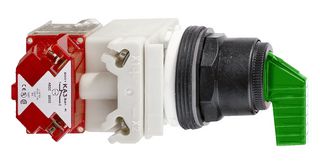 SQUARE D BY SCHNEIDER ELECTRIC 9001SK43J1G Switch Actuator, Schneider Harmony 9001K Series 30mm Selector Switches