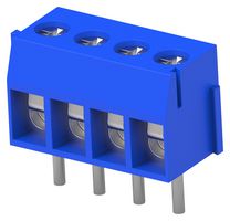 BUCHANAN - TE CONNECTIVITY 1776275-4 Wire-To-Board Terminal Block, 3.5 mm, 4 Positions, 26 AWG, 18 AWG, 0.9 mm², Screw