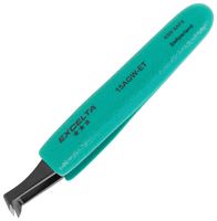 EXCELTA 15A-GW-ET Tweezers, Precision, Cutting, ESD, Bent, Pointed, 125 mm, Carbon Steel