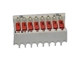 ALCOSWITCH - TE CONNECTIVITY 5161390-1 DIP / SIP Switch, 1 Circuits, Slide, Through Hole, SPST, 50 V, 25 mA