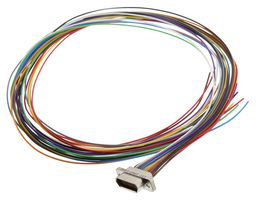ITT CANNON M83513/04-C03N D Sub Connector, 21 Contacts, Receptacle, Crimp, M83513 Series