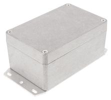 HAMMOND 1550Z108F Metal Enclosure, w/ Flange, Instrument, Diecast Aluminum, 125 mm, 80 mm, 59 mm, IP66, IP67, IP68