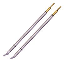 METCAL MFT-7CNB6802 Solder Tip Cartridge, MX/CV-H10-MFT Tweezer Handpieces, Conical Bent, 0.008" x 0.268", MicroFine 700
