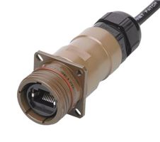 STEWART CONNECTOR S-RJFTV6A17021N In-Line Adapter, Cat6a, IP68, Size 17, Adaptor, In-Line, RJ45 Jack, RJ45 Jack, S-RJFTV Series