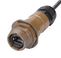 STEWART CONNECTOR S-RJFTV6A17071G In-Line Adapter, Cat6a, IP68, Size 17, Adaptor, In-Line, RJ45 Jack, RJ45 Jack, S-RJFTV Series