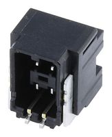 MOLEX 220205-0471 Pin Header, Signal, Wire-to-Board, 2 mm, 2 Rows, 4 Contacts, Surface Mount Right Angle