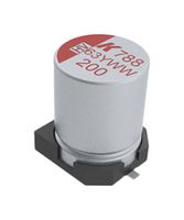 KEMET A788MW108M1ELAS010 Hybrid Aluminium Electrolytic Capacitor, 1000 µF, ± 20%, 25 V, Radial Can - SMD, 0.01 ohm