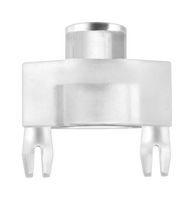 BIVAR GVLP-200-F Light Pipe, 0.2 ", 1 Pipes, Circular with Flat Top, PC Board, Transparent, GVLP Series