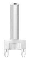 BIVAR GVLP-640-F Light Pipe, 0.64 ", 1 Pipes, Circular with Flat Top, PC Board, Transparent, GVLP Series