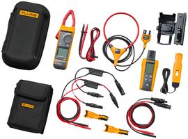 FLUKE FLK-393FC-IRR-TLPV Clamp Meter, IRR Irradiance Meter, TLPV Test Leads, 2.5 kA, 1 kV, 1.5 kV, 60 kohm, True RMS