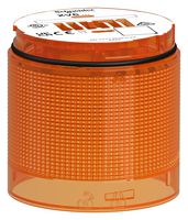 SCHNEIDER ELECTRIC XV6C55 Light Module, Orange, Blinking, 24 V, IP65, -25 to 50 °C, 2.4" Dia, 2.4" H, Harmony XV6 Series