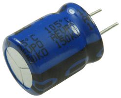 VISHAY MAL215060221E3 Electrolytic Capacitor, 150 RMI Series, 220 µF, 35 V, ± 20%, Radial Leaded, 2000 hours @ 105°C
