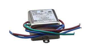 CORCOM - TE CONNECTIVITY 3EK3 Power Line Filter, General Purpose, 250 VAC, 3 A, Single Phase, 1 Stage, Chassis Mount
