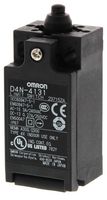 OMRON INDUSTRIAL AUTOMATION D4N-4131 Limit Switch, IP67, Pin Plunger, SPST-NO, SPST-NC, 3 A, 240 V, 6.5 N, D4N Series