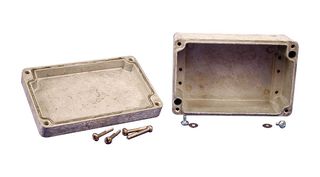 HAMMOND 1590Z235BK Metal Enclosure, Small, Diecast Aluminum, 112.3 mm, 230.8 mm, 330.7 mm, IP68