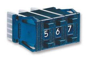 OMRON INDUSTRIAL AUTOMATION EE-SX673A Thumbwheel Switch, PA Series, Panel Mount, Quick Connect, Octal, 0 to 7