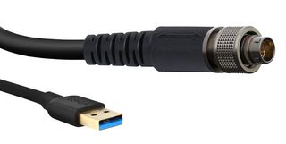 ODU-USA CC10WAM124IYU002000 Cable, USB to UART Converter, Type A, Circular 12 Position Plug, 6.6ft Length